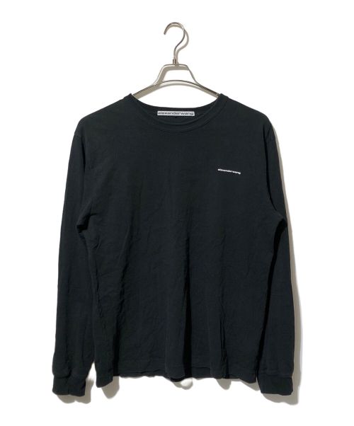 ALEXANDER WANG（アレキサンダーワン）ALEXANDER WANG (アレキサンダーワング) スモールロゴカットソー ブラック サイズ:Mの古着・服飾アイテム