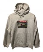 SUPREME×THRASHERシュプリーム×スラッシャー）の古着「Skate and Destroy Hooded」｜グレー