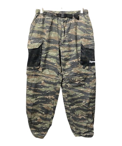 SUPREME（シュプリーム）SUPREME (シュプリーム) Mesh Pocket Belted Cargo Pant カーキ サイズ:Lの古着・服飾アイテム