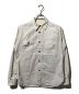 SUGAR CANE（シュガーケーン）の古着「FICTION ROMANCE 8.5oz. WHITE WABASH STRIPE WORK SHIRT/SC27076」｜ベージュ