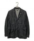 BLACK COMME des GARCONSブラック コムデギャルソン）の古着「デニムテーラードジャケット/1I-J216」｜グレー