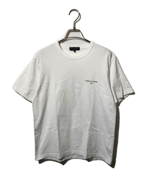 COMME des GARCONS HOMME（コムデギャルソン オム）COMME des GARCONS HOMME (コムデギャルソン オム) 綿天竺 製品プリント S/S T-SHIRT/HK-T009 ホワイト サイズ:Sの古着・服飾アイテム