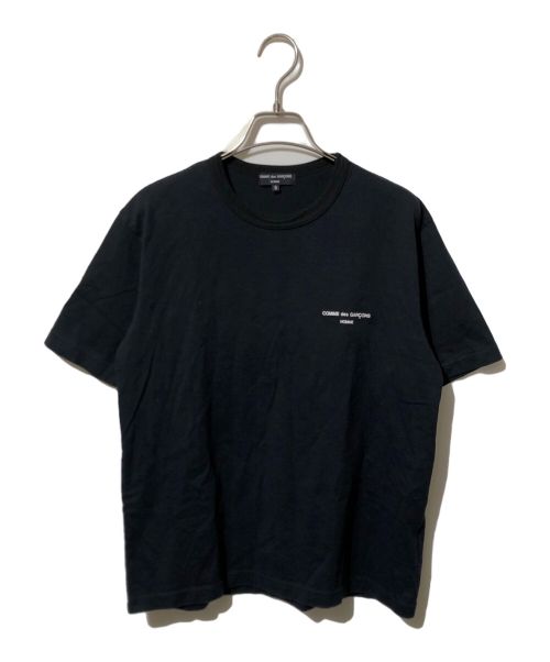 COMME des GARCONS HOMME（コムデギャルソン オム）COMME des GARCONS HOMME (コムデギャルソン オム) 綿天竺 製品プリント S/S T-SHIRT/HK-T009 ブラック サイズ:Sの古着・服飾アイテム