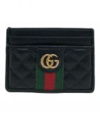 GUCCIグッチ）の古着「ＧＧロゴカードホルダー」｜ブラック