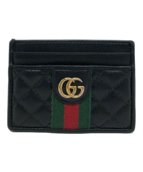 GUCCI（グッチ）GUCCI (グッチ) ＧＧロゴカードホルダー ブラックの古着・服飾アイテム