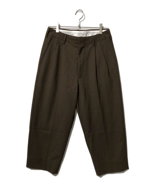 STEVEN ALAN（スティーブンアラン）STEVEN ALAN (スティーブンアラン) 2PLEATED PANTS ブラウン サイズ:Sの古着・服飾アイテム