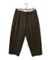 STEVEN ALAN（スティーブンアラン）の古着「2PLEATED PANTS」｜ブラウン