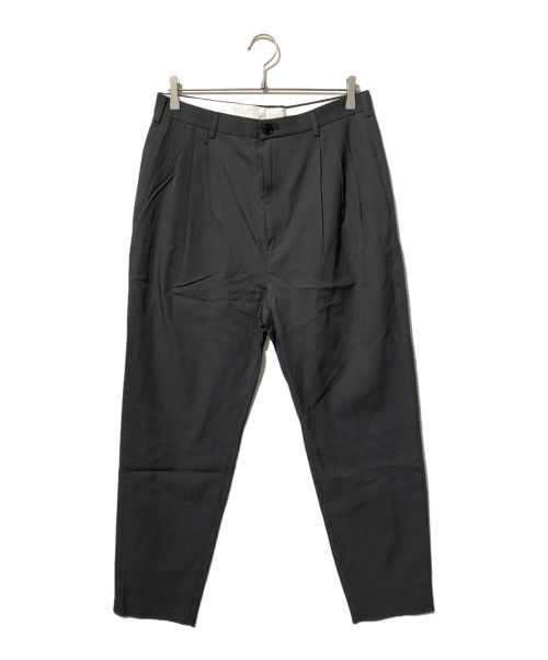 H BEAUTY&YOUTH（エイチ ビューティー&ユース）H BEAUTY&YOUTH (エイチ ビューティアンドユース) H＞TUCK TAPERED PANTS グレー サイズ:M 未使用品の古着・服飾アイテム