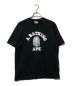 A BATHING APE（アベイシングエイプ）の古着「プリントTシャツ」｜ブラック