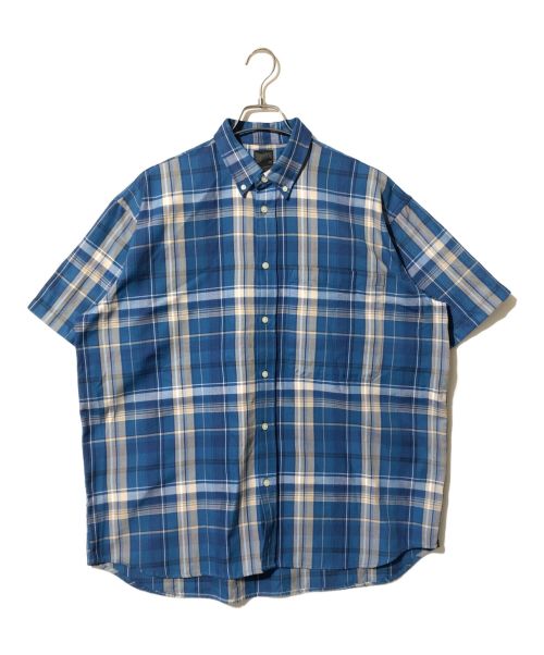 DAIWA PIER39（ダイワ ピア39）DAIWA PIER39 (ダイワ ピア39) TECH BD FLANNEL PLAIDS S/S ブルー サイズ:Mの古着・服飾アイテム