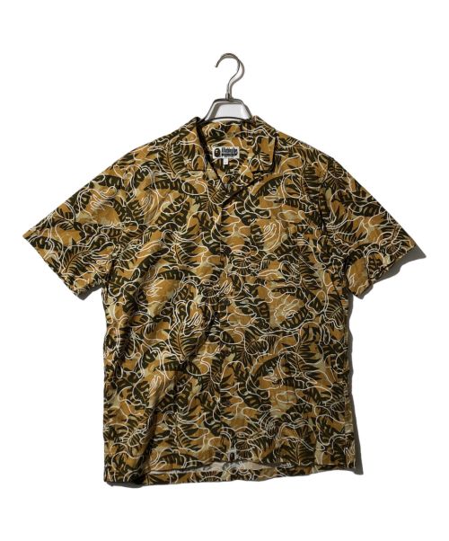 A BATHING APE（アベイシングエイプ）A BATHING APE (アベイシングエイプ) アロハシャツ ベージュ サイズ:Lの古着・服飾アイテム