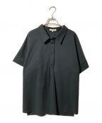 EPOCAエポカ）の古着「ポリショートスリーブシャツ」｜ブラック