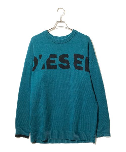 DIESEL（ディーゼル）DIESEL (ディーゼル) ロゴニット グリーン サイズ:表記なしの古着・服飾アイテム