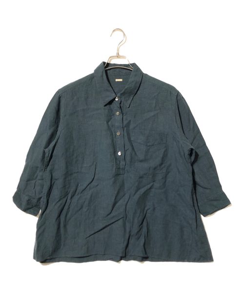 MARGARET HOWELL（マーガレットハウエル）MARGARET HOWELL (マーガレットハウエル) PLAIN LINEN シャツ/589-2153005 ネイビー サイズ:FREEの古着・服飾アイテム