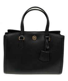 MICHAEL KORS（マイケルコース）の古着「CHANTAL  LEATHER HANDBAG」｜ブラック