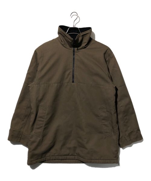 A.P.C.（アーペーセー）A.P.C. (アーペーセー) プルオーバーハーフジップブルゾン/フランス製/90-00ｓ ブラウン サイズ:1の古着・服飾アイテム