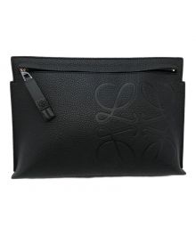 LOEWE（ロエベ）の古着「BRAND T POUCH」｜ブラック