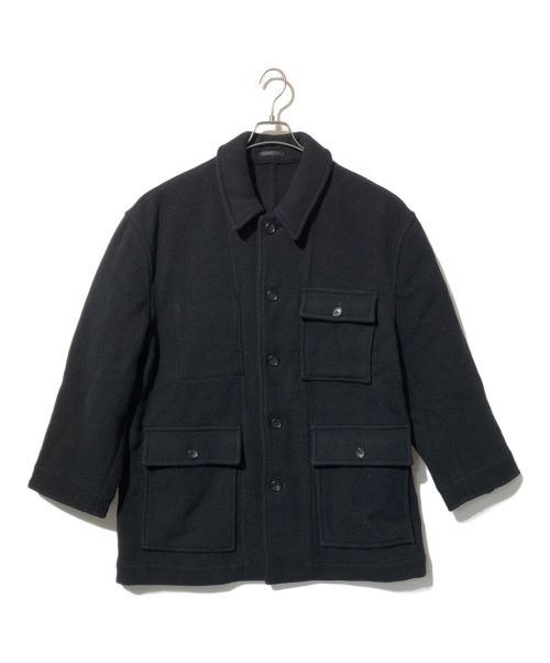 COMME des GARCONS HOMME（コムデギャルソン オム）COMME des GARCONS HOMME (コムデギャルソン オム) ウールコート/HJ-080780/ AD1994 /94AW/田中期 ブラック サイズ:Mの古着・服飾アイテム