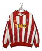 adidasアディダス）の古着「80s TMC Monaco Pullover Game Sweat」｜レッド