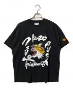 KENZO×KANSAI YAMAMOTOケンゾー×カンサイ ヤマモト）の古着「プリントTシャツ」｜ブラック