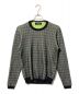 STONE ISLAND（ストーンアイランド）の古着「Cotton Ribbed Grey Crewneck/6019503A3」｜ブラック×イエロー