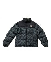 THE NORTH FACE（ザ ノース フェイス）の古着「ダウンジャケット/PRINTED 1996 RETRO NUPTSE JACKT」｜グリーン×ブラック