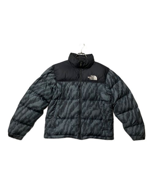 THE NORTH FACE（ザ ノース フェイス）THE NORTH FACE (ザ ノース フェイス) ダウンジャケット/PRINTED 1996 RETRO NUPTSE JACKT グリーン×ブラック サイズ:Sの古着・服飾アイテム