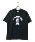 A BATHING APE（アベイシングエイプ）の古着「プリントTシャツ」｜ブラック