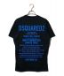 DSQUARED2 (ディースクエアード) BORN TO BE A FIGHTER T ブラック サイズ:L：6000円