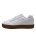 PUMA (プーマ) ローカットスニーカー ホワイト サイズ:US7.5/UK6.5/EU40：5000円