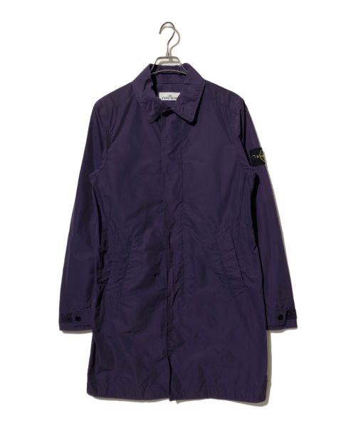 STONE ISLAND（ストーンアイランド）STONE ISLAND (ストーンアイランド) MICRO REPS ステンカラーコート パープル サイズ:Sの古着・服飾アイテム