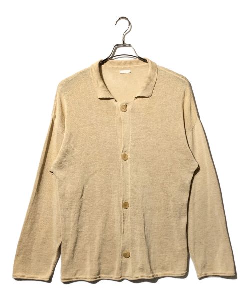 Blanc YM（ブランワイエム）BLANC YM (ブランワイエム) Summer Knit JKT アイボリー サイズ:Sの古着・服飾アイテム