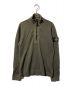 STONE ISLAND（ストーンアイランド）の古着「Garment Dyed Half Zip Sweatshirt」｜オリーブ