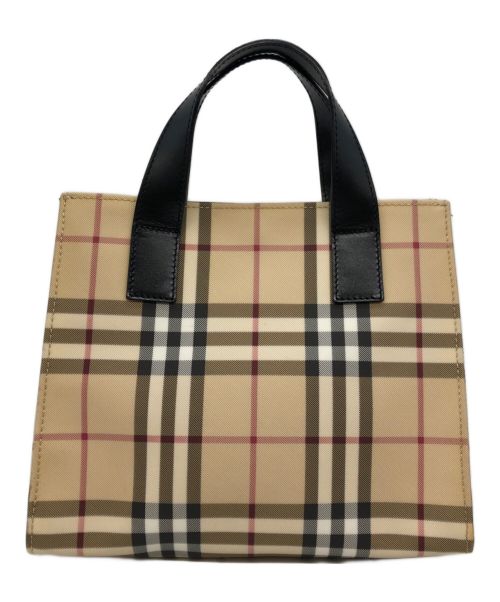 BURBERRY LONDON（バーバリーロンドン）BURBERRY LONDON (バーバリーロンドン) ノバチェックハンドバッグ ベージュの古着・服飾アイテム