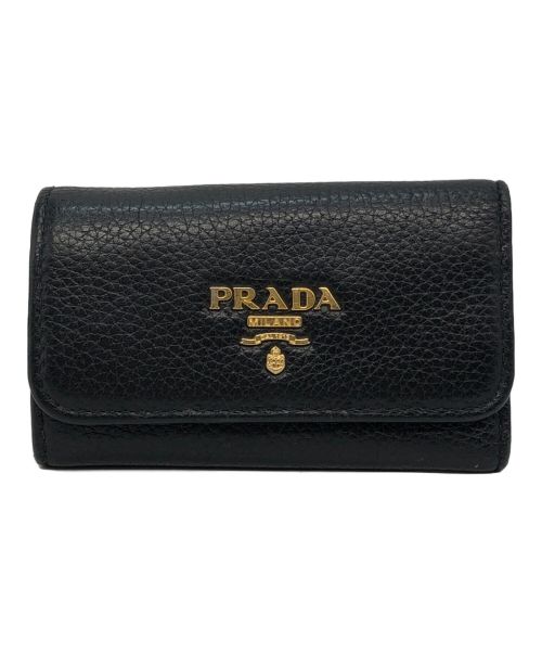 PRADA（プラダ）PRADA (プラダ) キーケース ブラックの古着・服飾アイテム