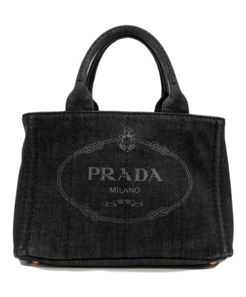 PRADA（プラダ）PRADA (プラダ) カナパハンドバック グレーの古着・服飾アイテム