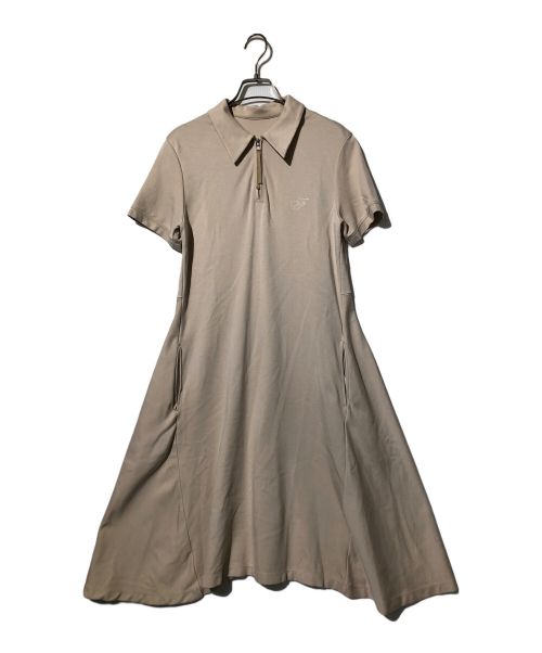 FOXEY NEWYORK（フォクシーニューヨーク）FOXEY NEWYORK (フォクシーニューヨーク) NEWPORT DRESS ベージュ サイズ:38の古着・服飾アイテム