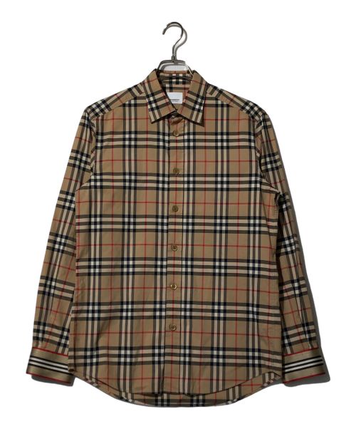 BURBERRY LONDON（バーバリーロンドン）BURBERRY LONDON (バーバリーロンドン) ノバチェックシャツ ベージュ サイズ:Ｓの古着・服飾アイテム