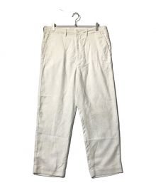 e.sen（イーセン）の古着「thomas fake suede pants」｜ホワイト