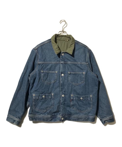 LEVI'S RED（リーバイス レッド）LEVI'S RED (リーバイス レッド)  Reversible Trucker jacket  オリーブ サイズ:XLの古着・服飾アイテム