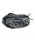 SUPREMEシュプリーム）の古着「Leopard Fleece Waist Bag 17AW」｜ホワイト