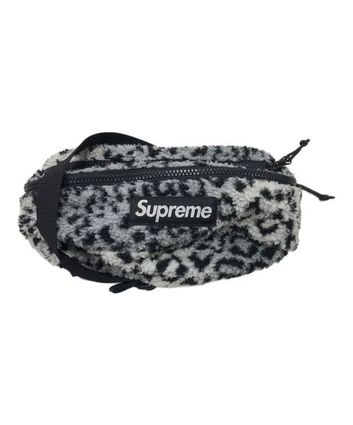 SUPREME（シュプリーム）SUPREME (シュプリーム) Leopard Fleece Waist Bag 17AW ホワイト サイズ:表記なしの古着・服飾アイテム