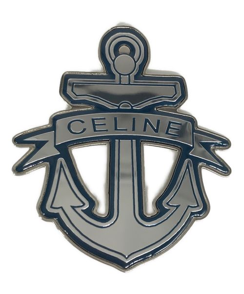 CELINE（セリーヌ）CELINE (セリーヌ) アンカーブローチ ネイビーの古着・服飾アイテム