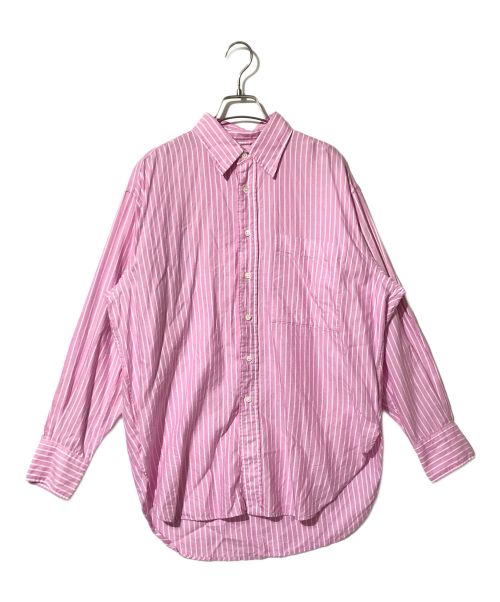 Spick and Span（スピックアンドスパン）Spick and Span (スピックアンドスパン) コットンリネンルーズシャツ ピンク サイズ:Fの古着・服飾アイテム