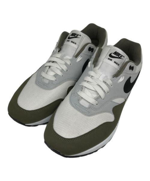 NIKE（ナイキ）NIKE (ナイキ) AIRMAX1 オリーブ×ホワイト サイズ:US9.5/UK8.5/EUR43の古着・服飾アイテム