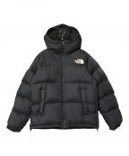 THE NORTH FACEザ ノース フェイス）の古着「ダウンジャケット/NUPTSE HOODIE」｜ブラック