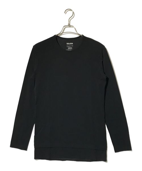 Yohji Yamamoto pour homme（ヨウジヤマモト プールオム）Yohji Yamamoto pour homme (ヨウジヤマモト プールオム) レギュレーションカットソー ブラック サイズ:1の古着・服飾アイテム