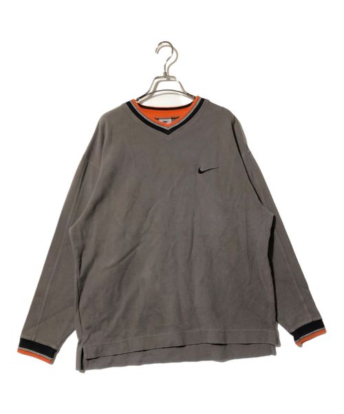 NIKE（ナイキ）NIKE (ナイキ) 90s Vネックスウェット ブラウン サイズ:XLの古着・服飾アイテム