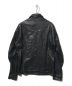 Hysteric Glamour (ヒステリックグラマー) シングルライダースジャケット ブラック サイズ:L：25000円