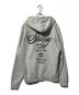 stussy (ステューシー) 裏起毛パーカー ライトグレー サイズ:S：7000円